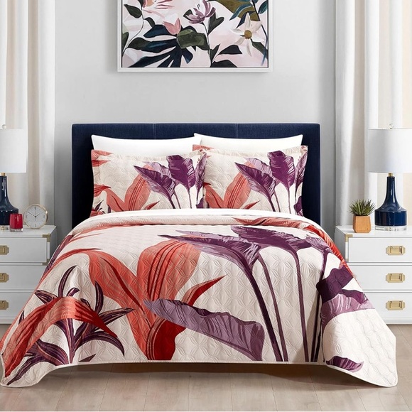 NY&C Trident Quilt Set, King Size - Picture 1 of 4